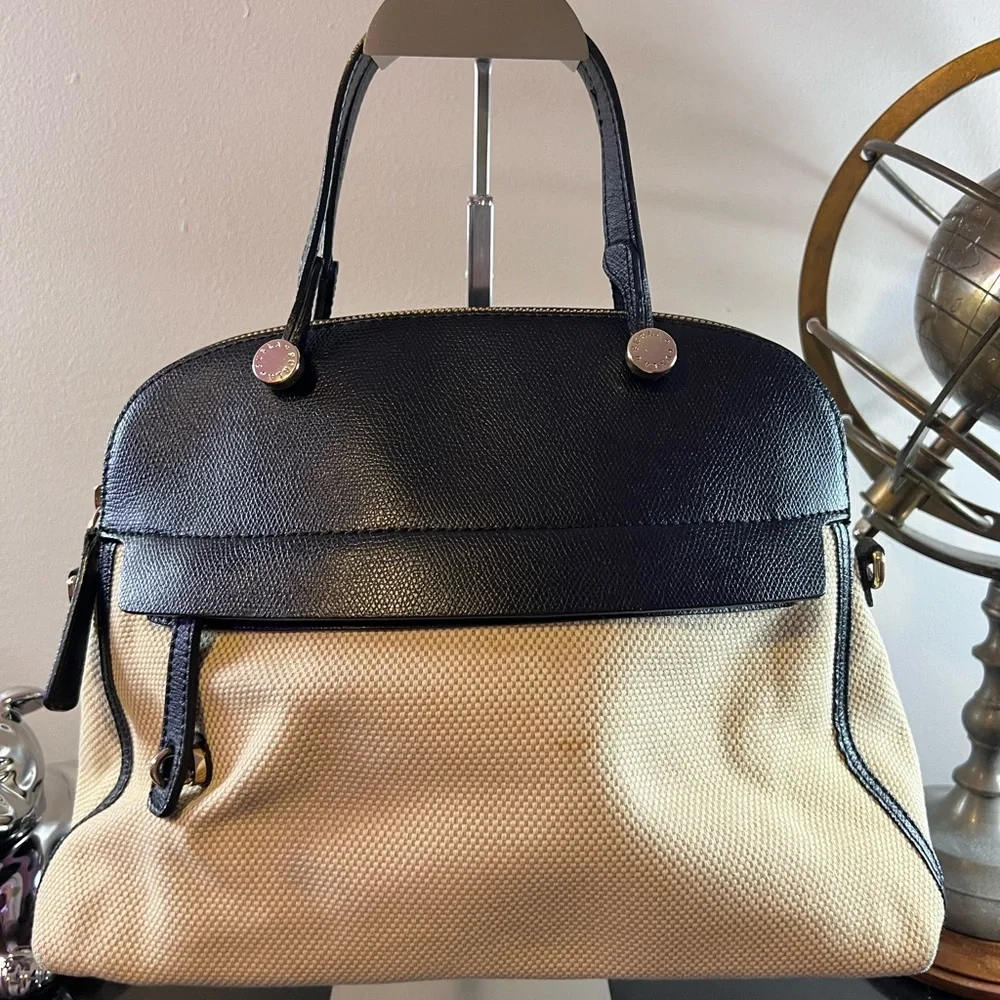 FURLA Piper Medium Dome Satchel with Crossbody Strap - Picture 2 of 16